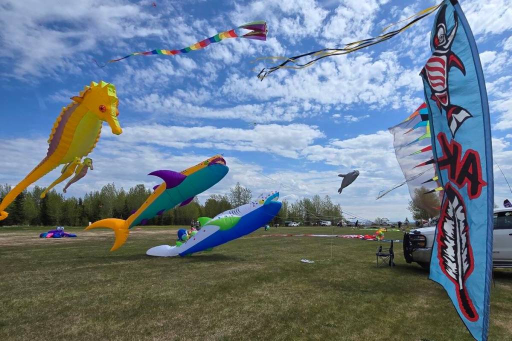 The annual Kenai Kite Festival returned to Millennium Square Park on June 6 for another family-friendly day of colorful kites and community fun. (Debbie Wik/Contributed)