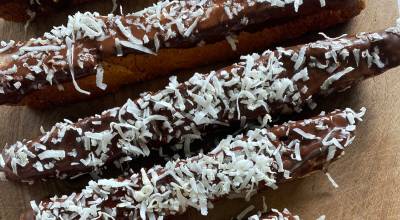 Almond joy biscotti a popular treat, whether its in the cookie jar or wrapped in plastic as a gift or party favor. (Tressa Dale photo)
