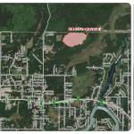 This map shows the location of the Grandview Fire. (Courtesy of DFFP)