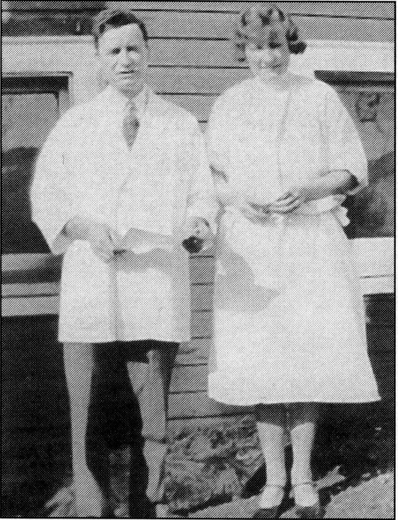 Another key to the successful rescue of John Bess Howe was Dr. Arthur David Haverstock (seen here with his wife, Lois), then an Anchorage physician and later an important doctor in Seward. (Photo from Legends & Legacies, by John P. Bagoy)