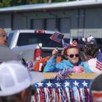 A float representing Central Peninsula Special Olympics participates in the 2025 Fourth of July parade on South Willow Street in Kenai. (Photo courtesy Sarah Every)