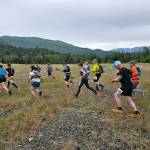 Half marathoners competed earlier this month in the 2026 Kachemak Bay Mountain Classic, a rugged race series held annually as a fundraiser to bring awareness to local trails lost to overgrowth in the Kenai Peninsula. (Silas Firth)